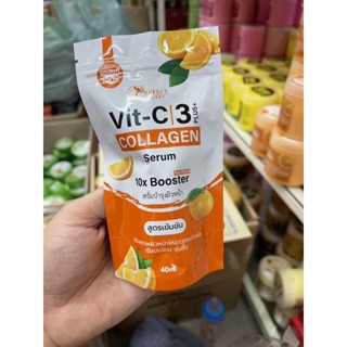 Perfect Skin Lady Vit-C 3Plus+ Collagen Serum 40ml. เซรั่มวิตซี สูตรเข้มข้น