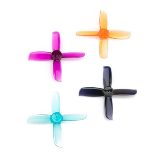 [ใบพัดโดรน 2นิ้ว] Gemfan Hulkie Yellow 2040-4 Durable 4 Blade รูกลาง 1.5mm - Set of 8 สุ่มสี