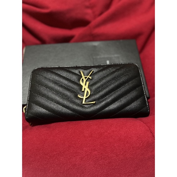 YSL zippy long wallet