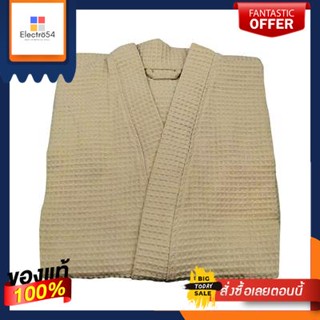 Bathrobe ชุดคลุมอาบน้ำ MS HOTEL รุ่น Waffle ขนาด Free Size สีเบจWaffleSizeFreeSizeBeige