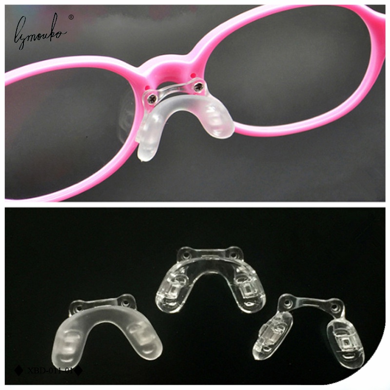 1 ชิ้น Multistyle U ซิลิโคน Conjoined แว่นตาแผ่นรองจมูกนุ่มสําหรับเด็กเด็กบนแว่นตาโปร่งแสง Anti-Slip