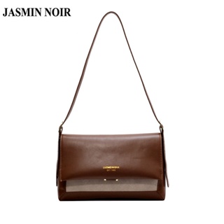 Jasmin NOIR กระเป๋าสะพายข้าง หนัง PU มีตัวล็อค สําหรับผู้หญิง