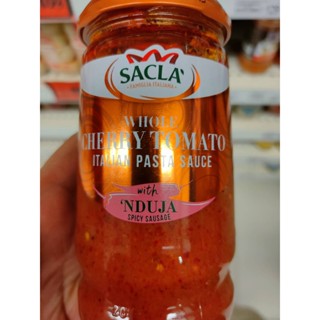 SACLA 350g Whole Cherry Tomatoes with Italian Pasta Sauce &amp; NDUJA Spicy Sauce P