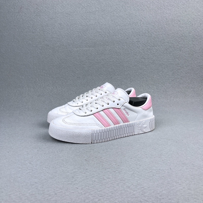 รองเท้ามือสอง adidas Sambarose True Pink ของแท้  100%  ▫️SIZE  36.5eu | 22.5cm