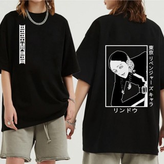 Anime Tokyo Revengers Bonten Ran Haitani Round Neck T-Shirt Summer Harajuku Hip Hop Tees_07