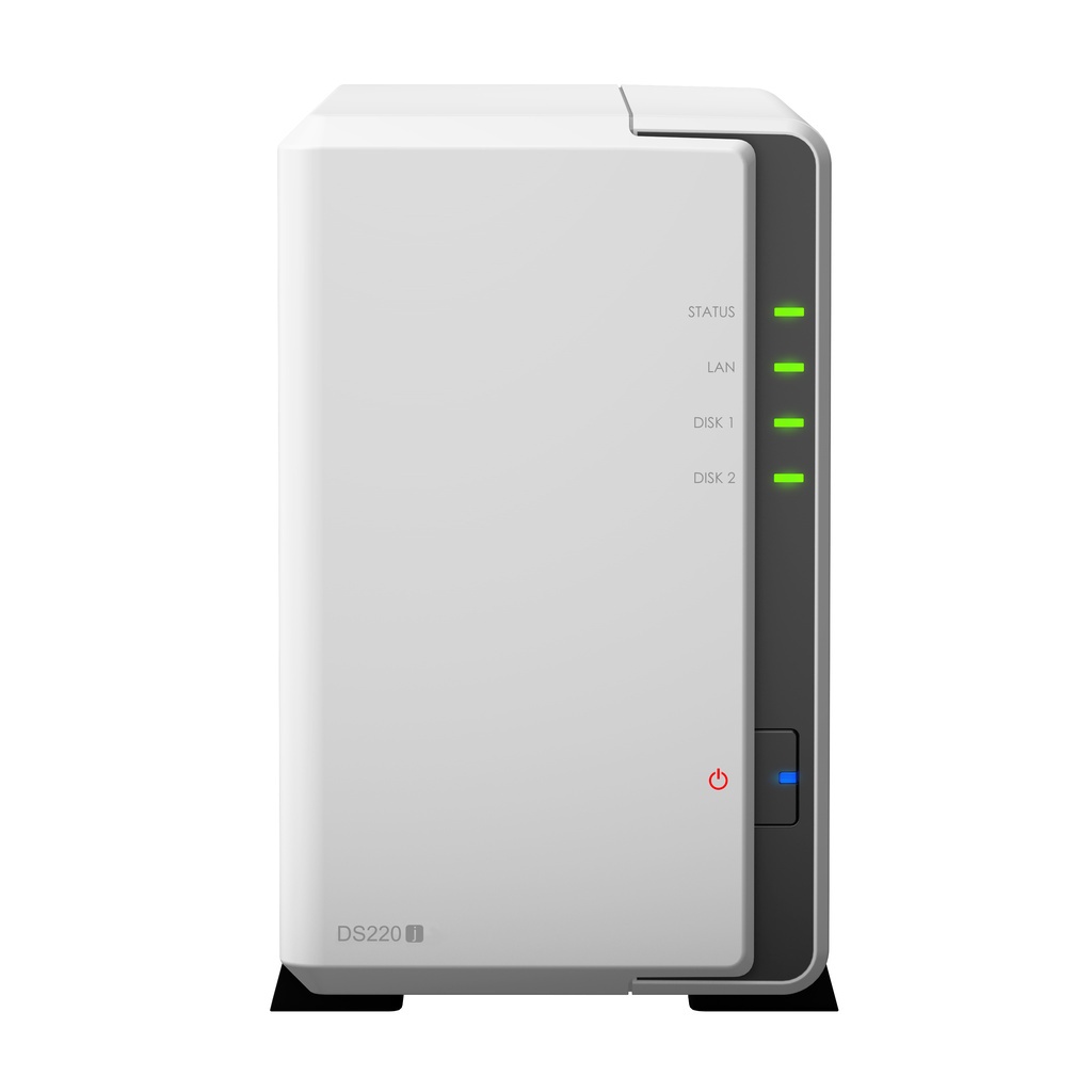 รับประกัน 2 ปี NAS SYNOLOGY DS220j 2-bay DiskStation, Quad Core 1.4 GHz, 512MB RAM  MS4-000908