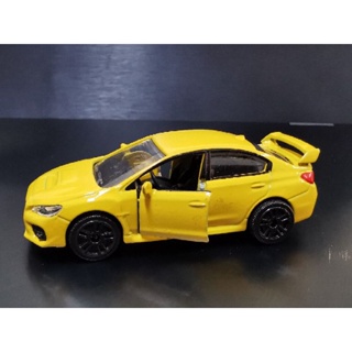 รถเหล็ก​ Majorette Subaru wrx sti yellow