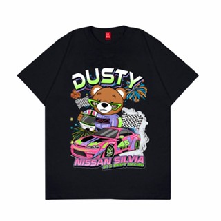 เสื้อยืด พิมพ์ลาย Sakazuki Nissan Silvia S15 Drift Bear สไตล์วินเทจ สําหรับยานยนต์