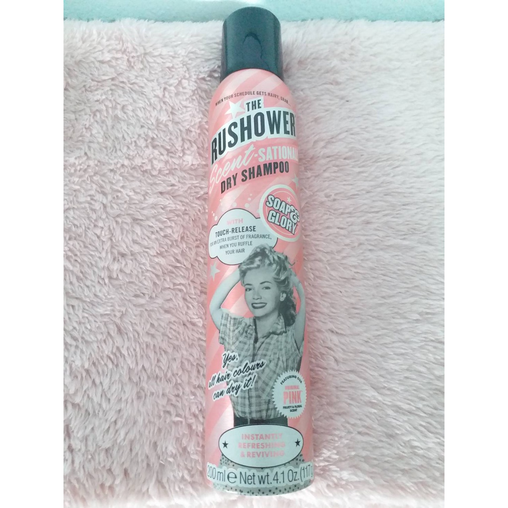 [ของแท้] ดรายแชมพู แชมพูแห้ง(ไม่ล้างออก) Dry shampoo Soap and Glory dry shampoo hair spray