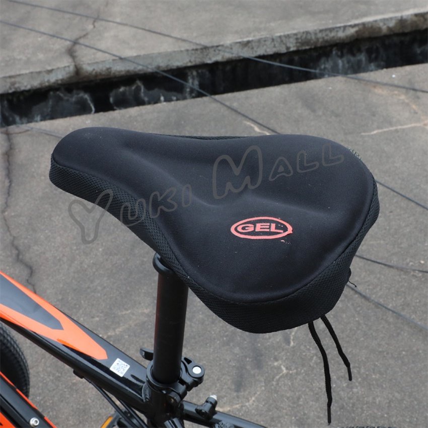 Yuki 3D ซิลิโคนหุ้มอานเบาะที่นั่งรถจักรยาน อ่อนนุ่ม  ช่วยซับแรงกระแทก Bicycle silicone seat cover