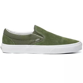 VANS SLIP ON TEXTURED CHIVE SNEAKERS สินค้ามีประกันแท้