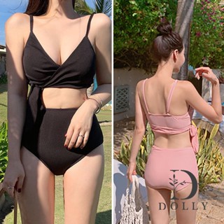 ทูพีชบิกินี่  ชุดว่ายน้ำ2 ชิ้น  ชุดว่ายน้ำเเฟชั่น  Bikini ชุดว่ายน้ำทูพีช บิกินี่ YY928 ผูกโบว์อก