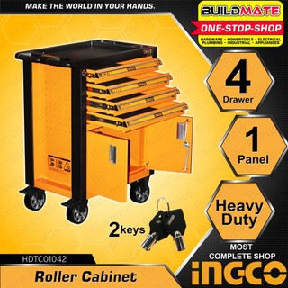 BUILDMATE Ingco Roller Cabinet Tool Box Drawer Toolbox Organizer Storage Tool Cabinet HDTC01042 IHT