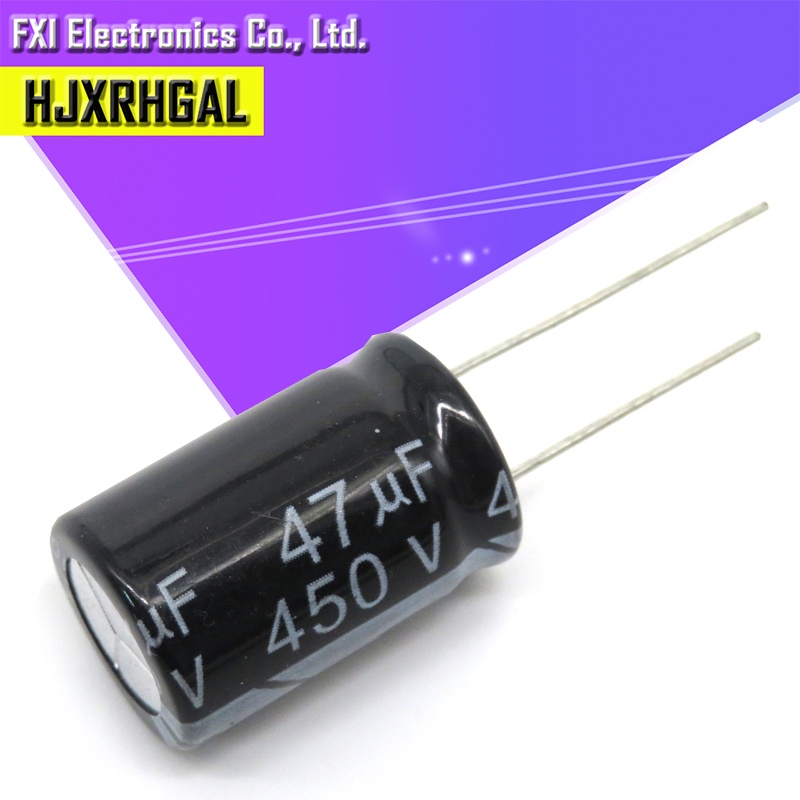 10 ตัวเก็บประจุชุด 450V47UF 25mm 47UF 450V 16 * 25 เฉพาะ yna8 *
