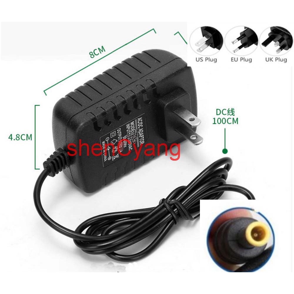 AC power Adapter DC 12V 1.5A 1500mA AD-A12150LW สําหรับ Casio PX-130 135 150 160 330 350 730 750 760