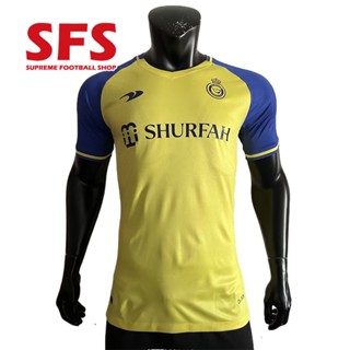 【SFS】เสื้อกีฬาแขนสั้น ลายทีมชาติฟุตบอล AL- NASSR VICTORY 22-23 ชุดเหย้า สําหรับผู้ชาย ไซซ์ S-2XL