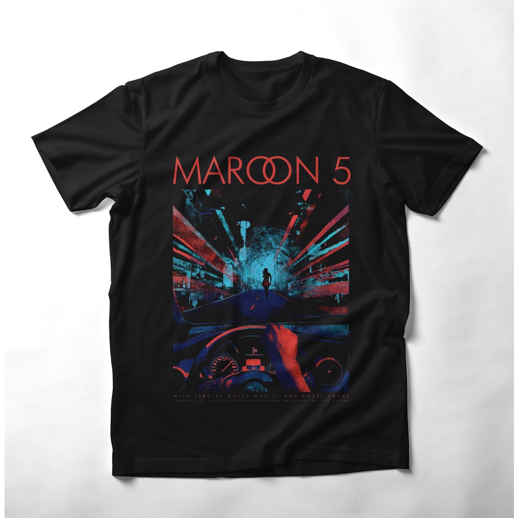 เสื้อยืด พิมพ์ลาย Maroon 5 Distro สําหรับผู้ชาย