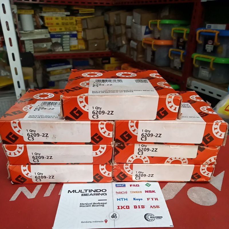 แบริ่ง 6209 ZZ C3 FAG ORIGINAL