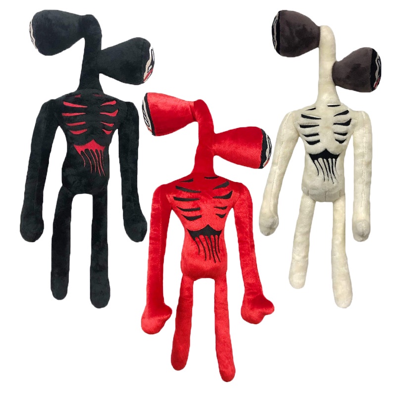 ของเล่นตุ๊กตาไซเรนสีขาวดํา 35 ซม . Siren Head - รูปที่ 4