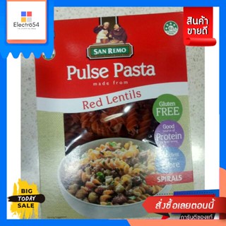 วัตถุดิบ San remo Pulse Pasta Red Lentils 250g.San remo Pulse Pasta Red Lentils 250g. Good price.เส้นพาสต้า