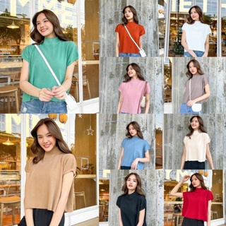 รุ่นใหม่ เสื้อไหมพรม (280฿ฟรีส่ง) น่ารักสมากๆคลาสสิค เรียบดูดี มินิมอล ใส่ไปไหนก็ไป ใส่ได้ทุกวัน ไปไหนก็สวย คอเต่า wynn