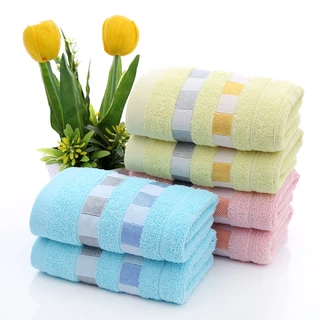 MJM-01【ขนาด 35x75 ซม】ผ้าขนหนู สำหรับเช็ดผม ไม่ใช่ผ้าผืนใหญ่ คอตตอน cotton100%