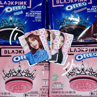 พร้อมส่ง🚛 โอรีโอ้ BLACKPINK การ์ด oreo blackpink โฟโต้การ์ดโอริโอ้ blackpink