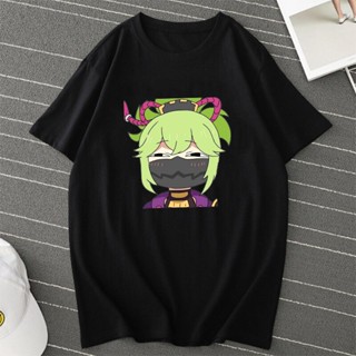 New fashion style tshirt Genshin Impact Kuki Shinobu T Shirts Cartoon Casual Tee Mens Cotton Short Sleeve T shirts_05