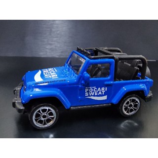 รถเหล็ก​ Majorette Jeep wrangler Pocari sweat