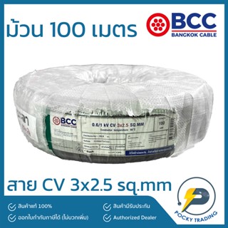 BCC สาย CV 3x2.5 sq.mm ยาว 100 เมตร