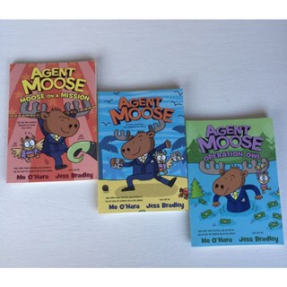 หนังสือชุด Agent Moose 3 เล่ม หนังสือการ์ตูน ภาษาอังกฤษ Comic Book สำหรับเด็ก