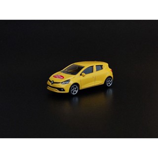 majorette renault clio sport สีเหลือง สกรีนฝากระโปรง หายาก