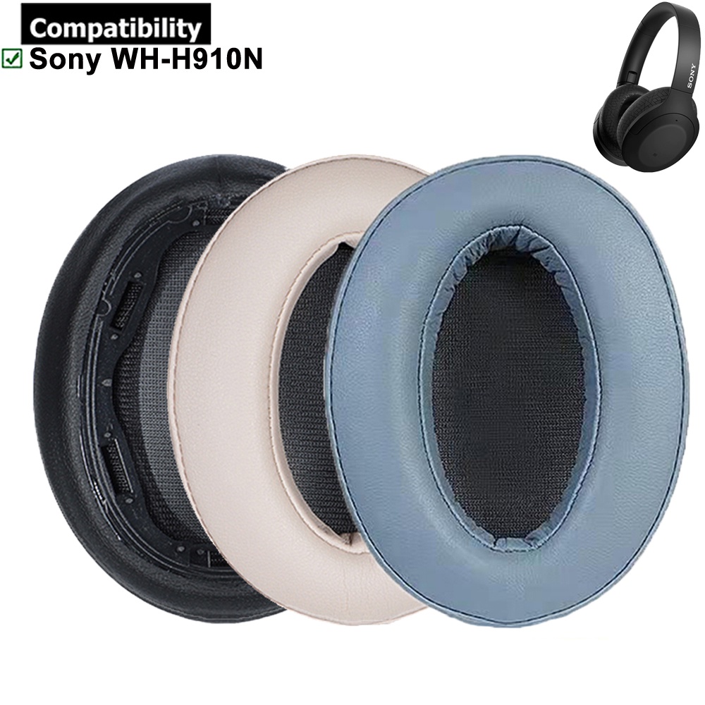 แผ่นครอบหูฟังไร้สาย ตัดเสียงรบกวน สําหรับ Sony WH-H910N h.ear on 3 1 คู่