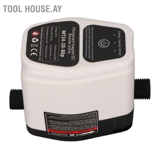 Tool House.ay บูสเตอร์ปั๊ม ฝักบัวแรงดันน้ำอัตโนมัติ Boosting Recirculating Wall Mounted DC Pump 100‑240V