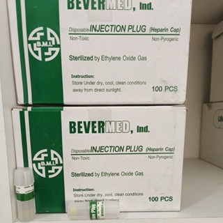 B.M.I. Bevermed,lnd Disposable injection plug sterilized