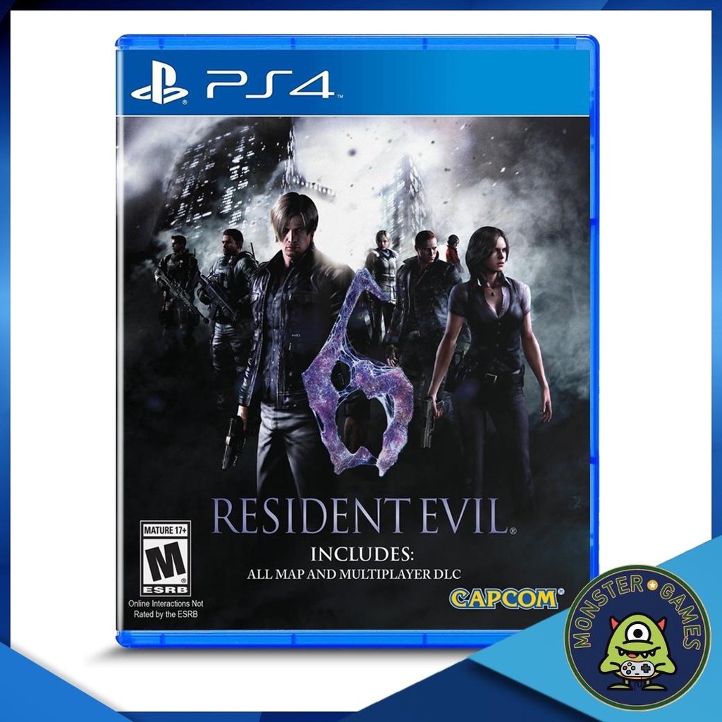 Resident Evil 6 Ps4 แผ่นแท้มือ1 !!!!! (Biohazard 6 Ps4)(Resident 6 Ps4)