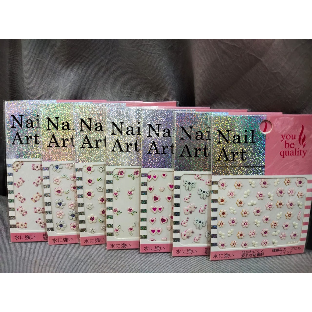 NAIL ART STICKER美甲贴纸 3D 立体花甲贴纸