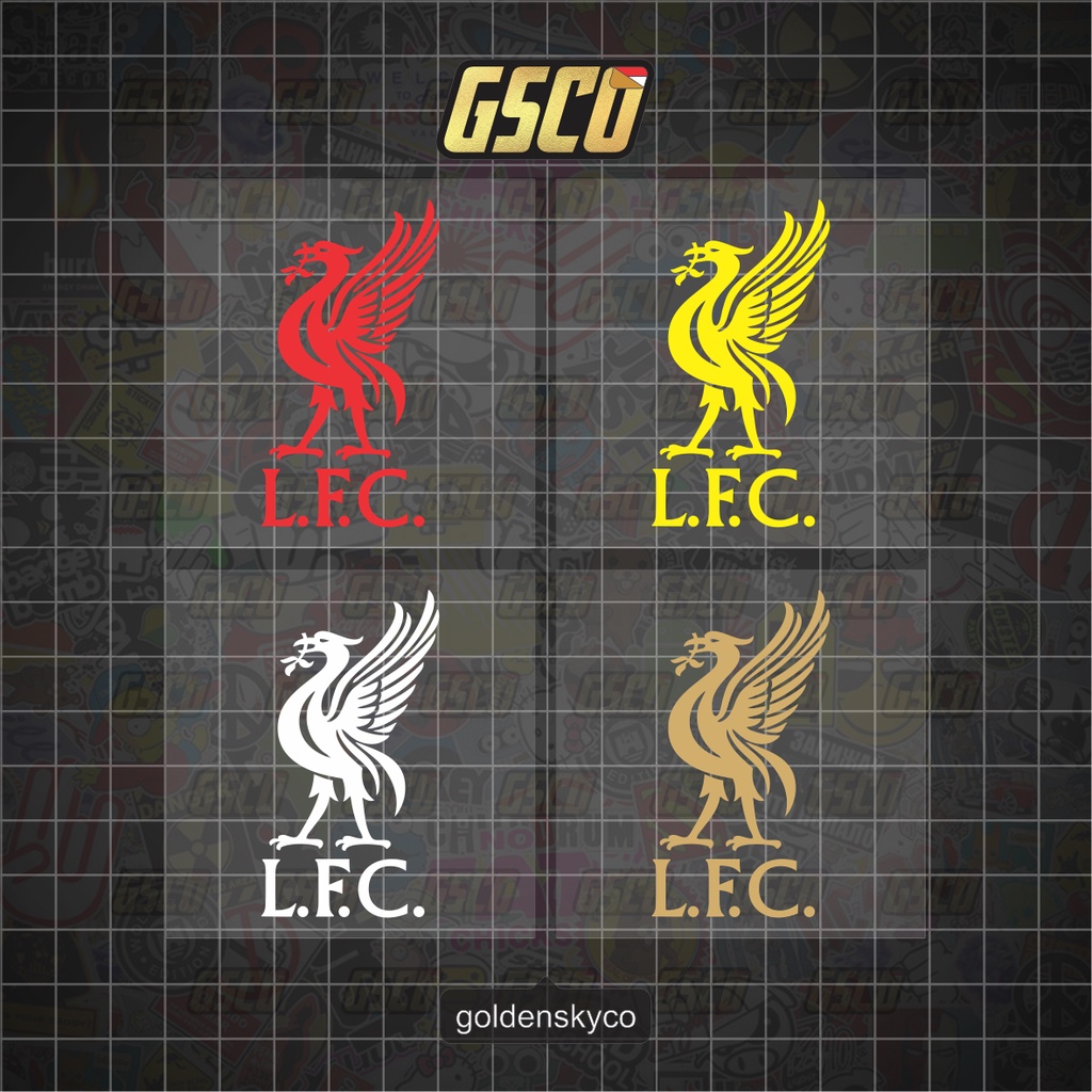 LIVERPOOL สติ๊กเกอร์ตัดฟุตบอลโลโก้ LIVERPOOL