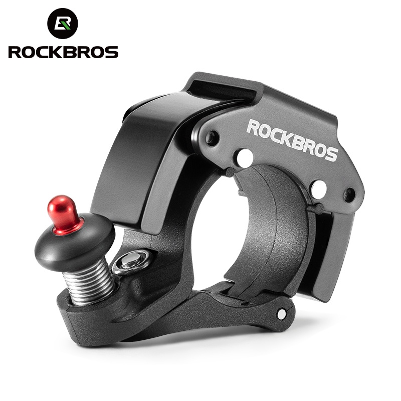 【TH Delivery】ROCKBROS แตรกระดิ่งอลูมิเนียมอัลลอยด์ กันน้ํา แบบพกพา 100dB อุปกรณ์เสริม สําหรับติดรถจักรยาน