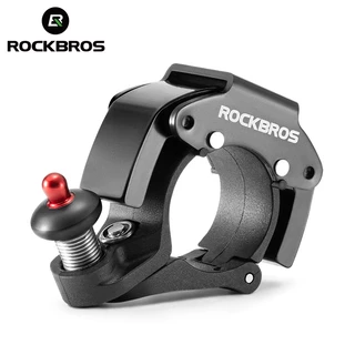 【TH Delivery】ROCKBROS แตรกระดิ่งอลูมิเนียมอัลลอยด์ กันน้ํา แบบพกพา 100dB อุปกรณ์เสริม สําหรับติดรถจักรยาน