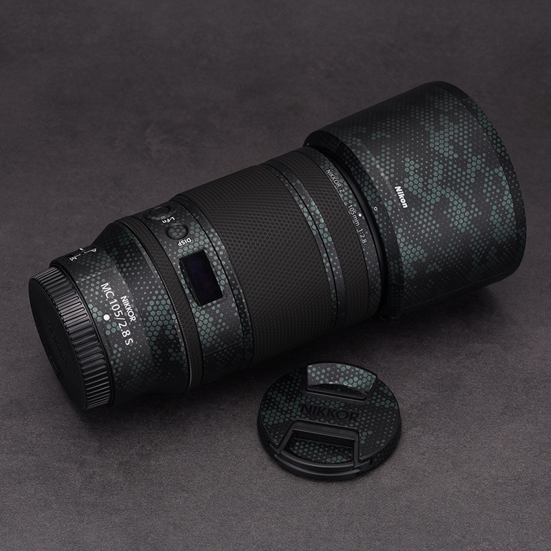 ฟิล์มสติกเกอร์คาร์บอนไฟเบอร์ ลายพราง 3M สําหรับ Nikon Z105 F2.8 S 105