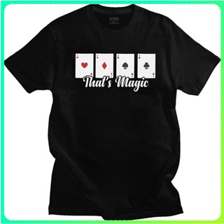 Cotton Short Sleeve T-Shirt Printed Poker THATS MAGIC Suitable For Men Gifts._07