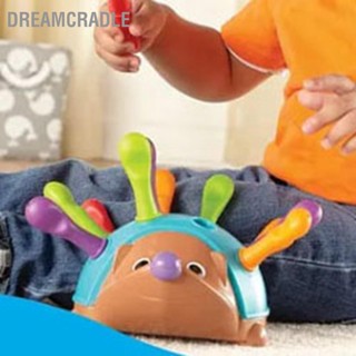 DreamCradle Fine Motor Hedgehog ของเล่นเพื่อการศึกษาก่อนการเรียนรู้ Rich Color Skill Development Grasp Training Fidget Sensory Toy