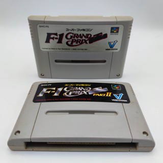 F-1 Grand Prix ภาค 1 + 2 เล่นได้ ตลับแท้ Super Famicom [SFC]