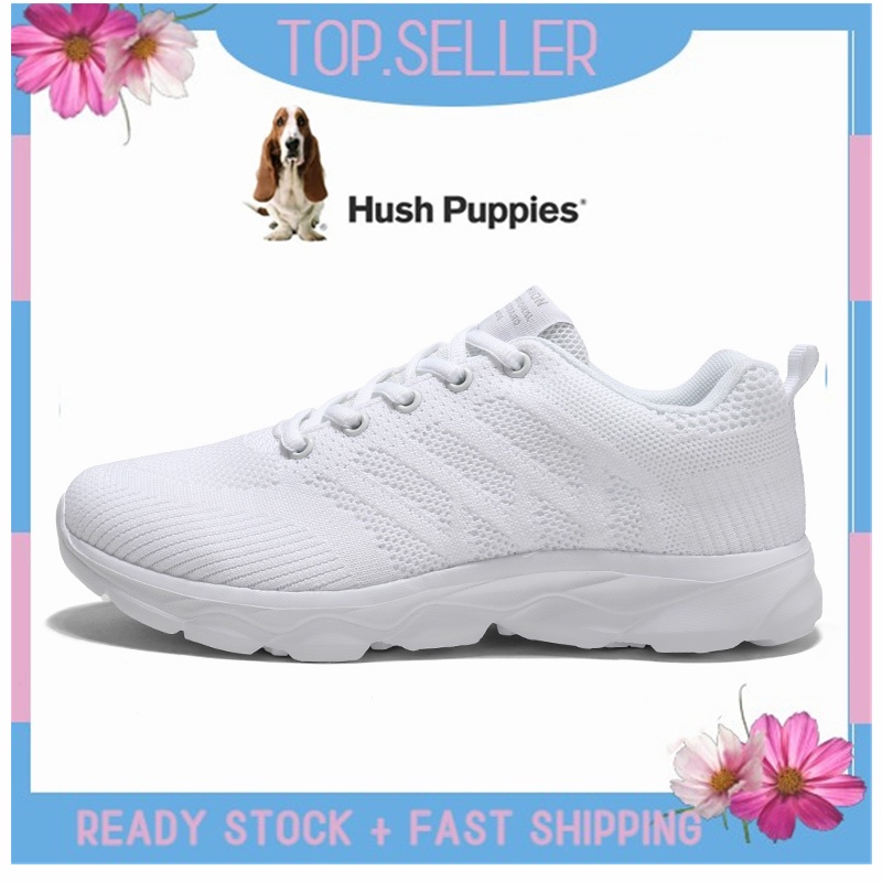 Hush Puppy รองเท้าผู้หญิง Hush Puppies Womens Mercy Slip on Flat รองเท้าผู้หญิงรองเท้ากีฬาผู้หญิงรอง