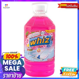 Whiz(วิซ) วิซ น้ำยาถูพื้น กลิ่นเลิฟลี่ บลูม 5200 มล. Whiz Floor Cleaner Lovely Bloom Scent 5200 ml.ทำความสะอาดอ