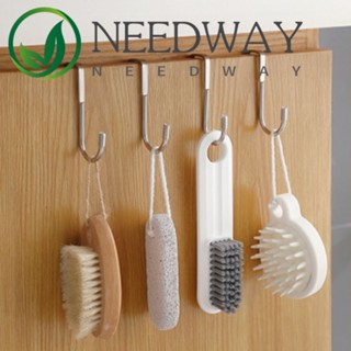 Needway ตะขอแขวนประตู สเตนเลส แบบติดผนัง ไม่ต้องเจาะ 1 ชิ้น