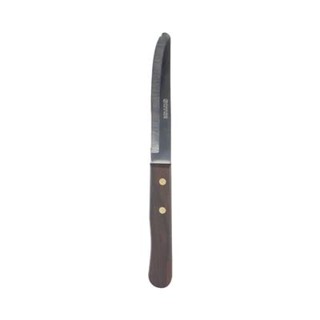 Knife มีดผลไม้ด้ามไม้ ปลายมน Penguin รุ่น นก ออนแพ็ค ขนาด 5 นิ้ว สีธรรมชาติfruit Knife With Wooden Handle, Round Tip, Pe