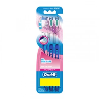 ORAL-B Ultra Thin Pro Gum Care Extra Soft Pack 3 แปรงสีฟัน 3pcs