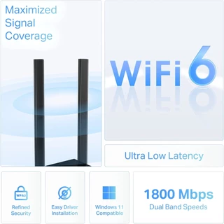 TP-LINK ARCHER-TX20U PLUS WIRELESS USB ADAPTER (ยูเอสบีไวไฟ)AX1800 DUAL BAND -LIFETIME